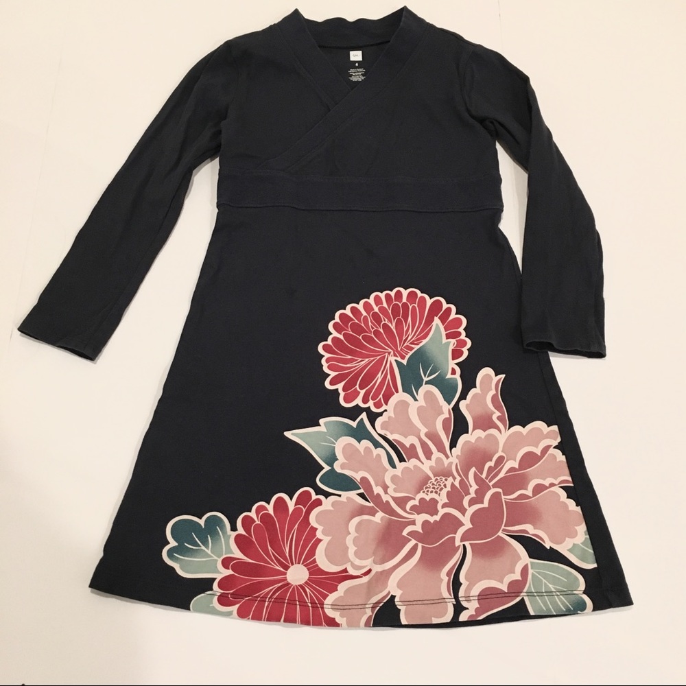 Tea Wrap Neck Dress